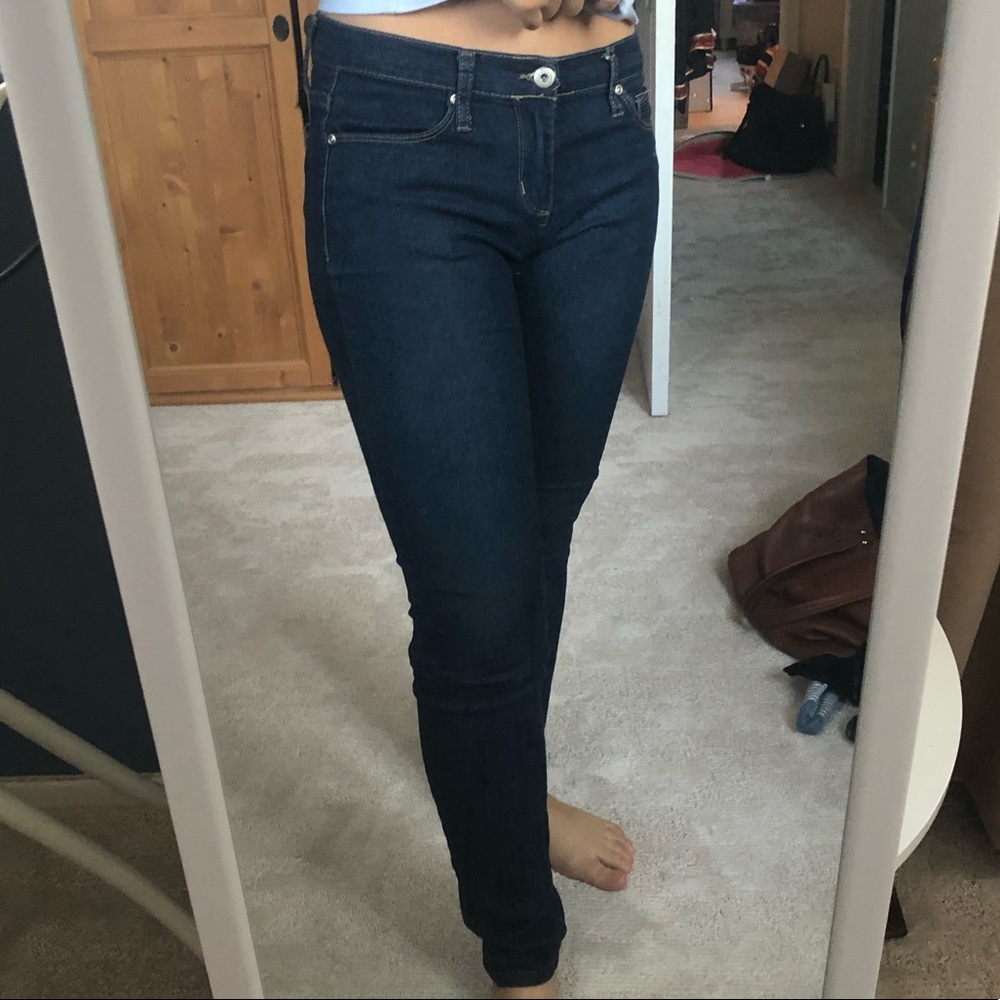 Soft denim skinny jeans